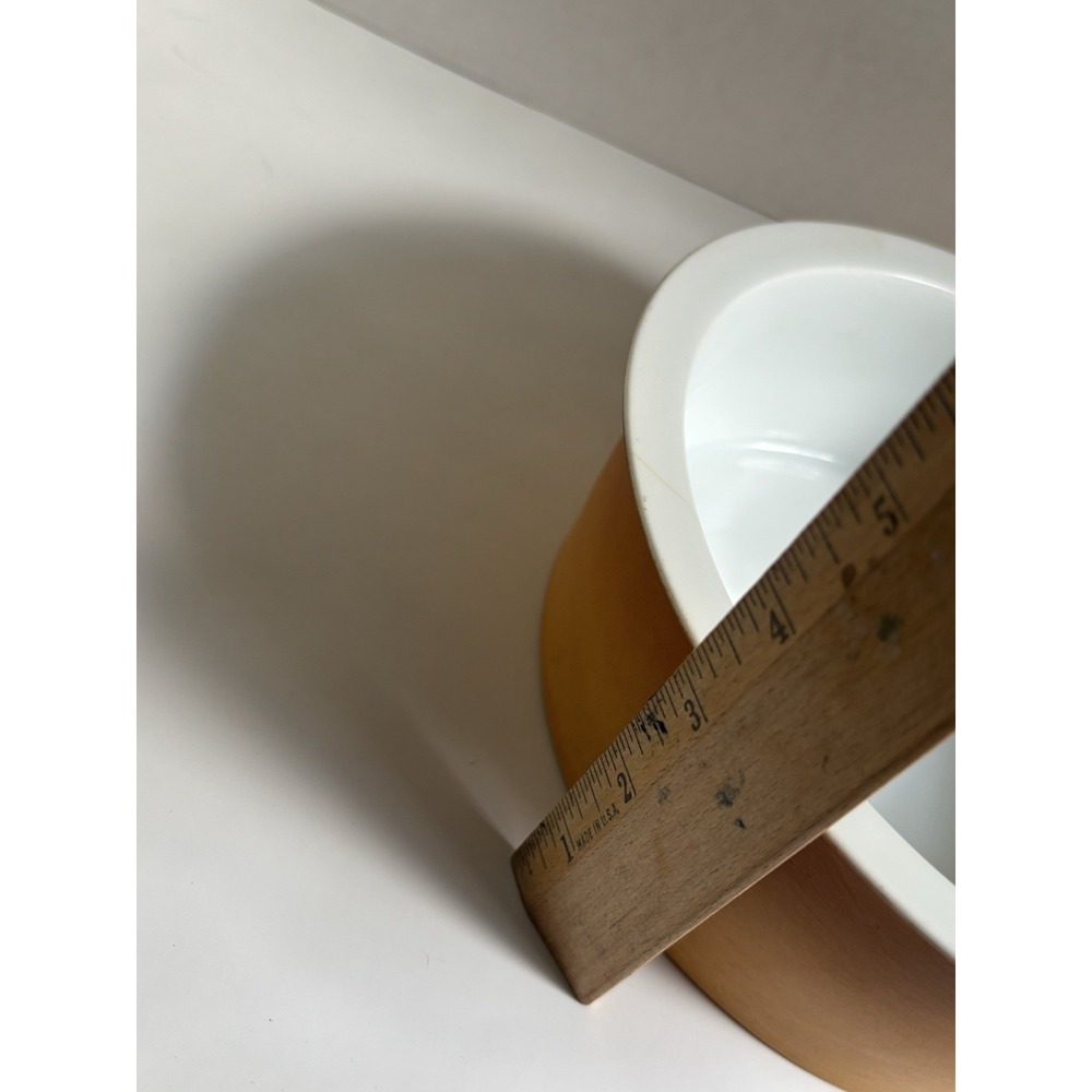 Rosenthal Philip Durabel Kronach Bavaria Orange White Peach Casserole Dish 8" - Picture 11 of 11